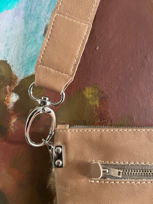 Zara crossbody bag featuring Kangaroo fur and Kangaroo leather